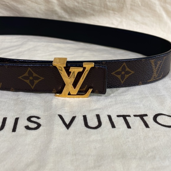 Louis Vuitton Accessories - Sold  / Louis Vuitton Monogram reversible belt 80/32